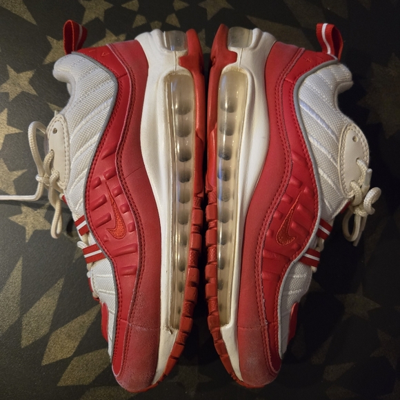 NIKE Airmax 98 University Red - Picture 5 of 13
